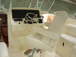 wood boat captains chair
