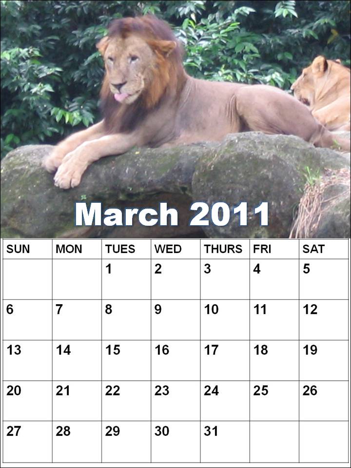2011 calendar with holidays printable. Free Printable 2011 Calendar