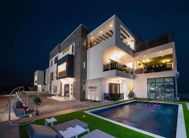 Photos: Beautiful Interior and Exterior Views of Odion Ighalo's House in Lekki