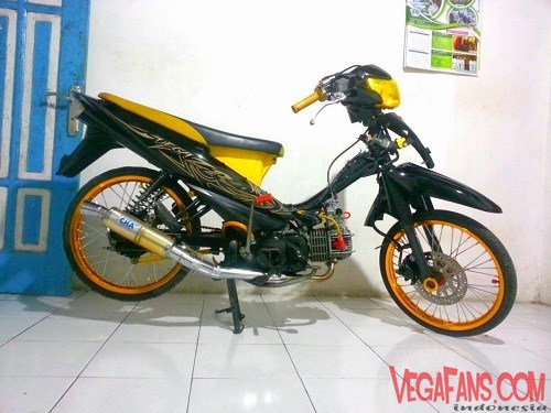 Modifikasi Vega ZR Hitam - VegaFans.com