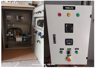 PANEL ATS AMF UNTUK GENSET KAPASITAS 100 KVA