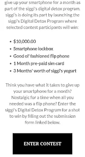 Siggi's dairy is offering a prize of $10000