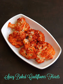 Spicy Baked Cauliflower Florets