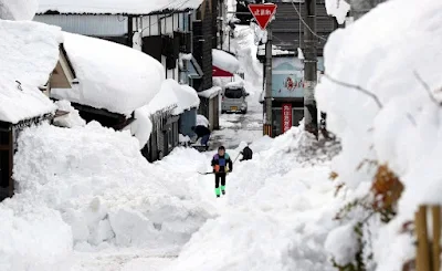 Heavy Snowfall In Japan