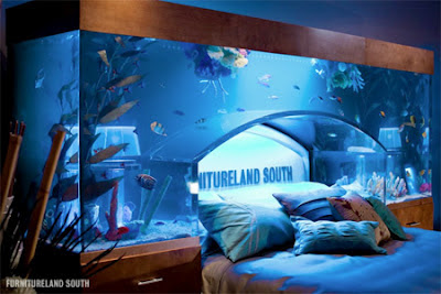 Bedroom interior design Aquarium