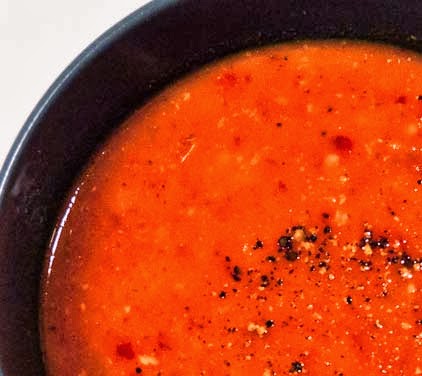 Roasted Tomato Soup from Scratch