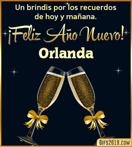 Brindis de feliz año nuevo orlanda Brindis de feliz año nuevo orlanda