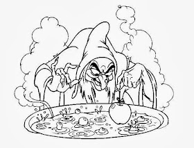 Snow White Coloring Pages - Witch 4