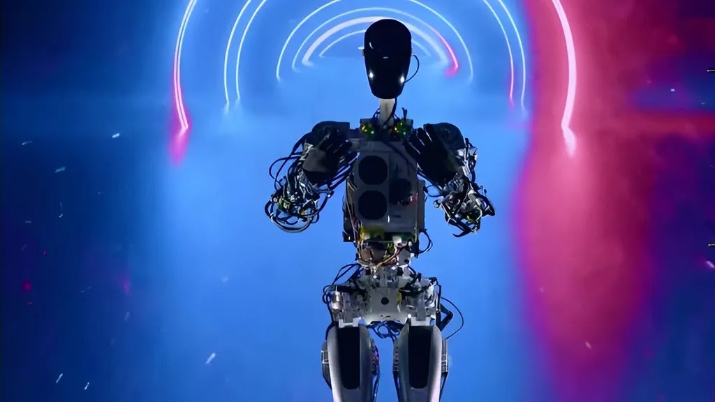 Robot Tesla Optimus diseño y aspecto