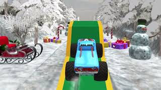 Christmas monster trucks for children