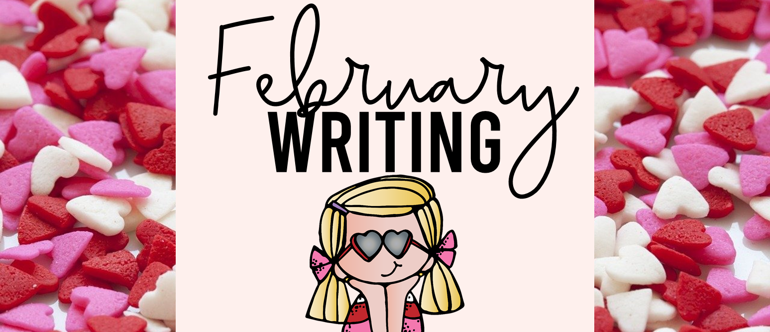 February writing templates for daily journal writing or a writing center in Kindergarten First Grade Second Grade