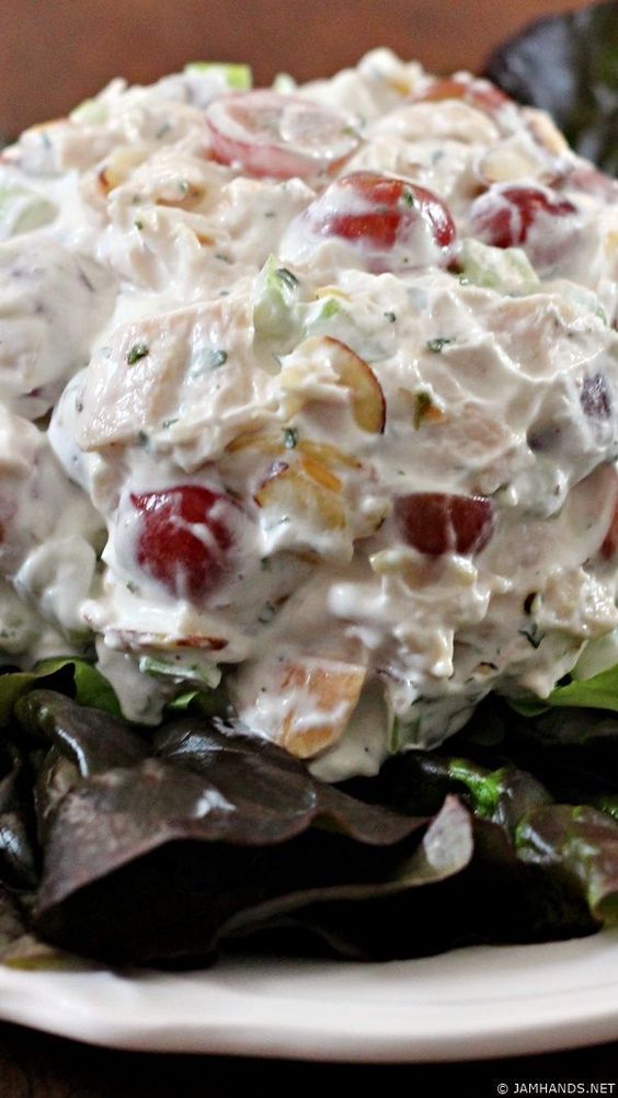 This tasty Neiman Marcus Chicken Salad has a secret ingredient that gives the texture of the salad a wonderfully creamy texture. What is ......