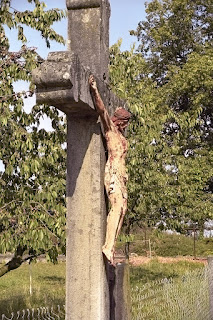 Wegkreuz aus Stein in Schönenmatt bei Dornach