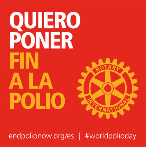 Campaña informativa sobre La Polio de Rotary Ranchos