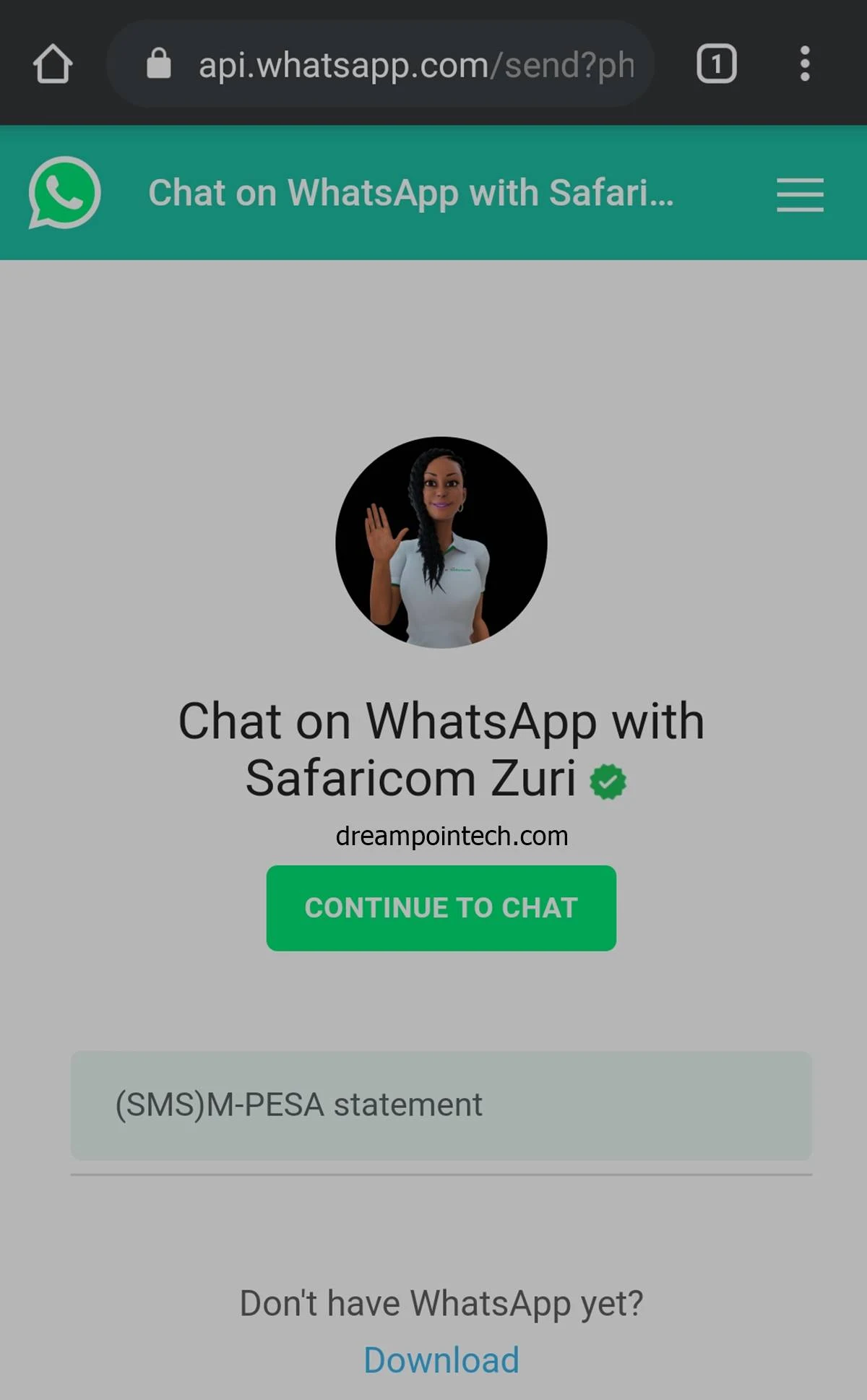 How to Check and Get MPesa Mini & Full Statement Online Through WhatsApp?