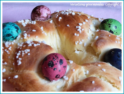 brioche, fleur d'oranger, lou chaudèu, nice, oeufs, Pâques, tradition niçoise, échaudé