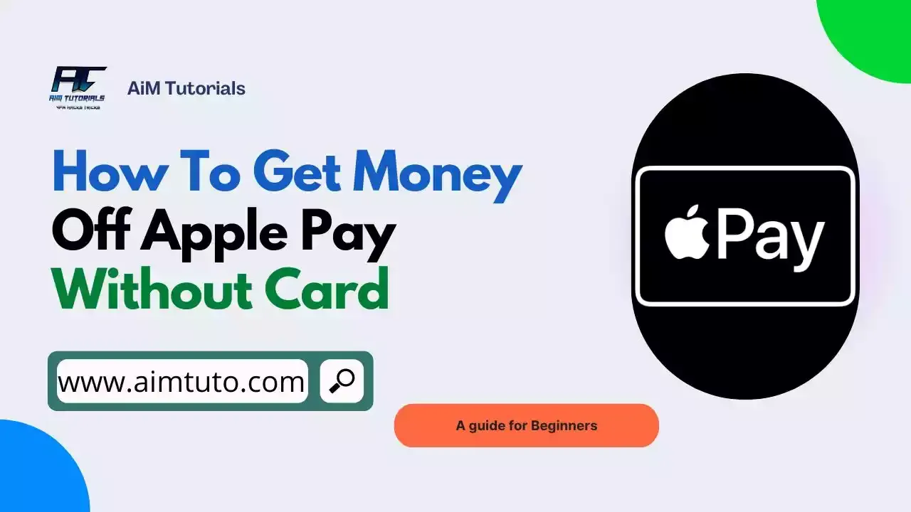 how to get money off apple pay without card