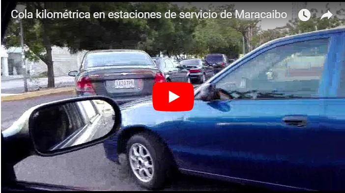 En el Estado petrolero del Zulia te tardas varias horas en llenar un tanque de gasolina