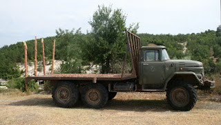 An old Russian truck that is in our village