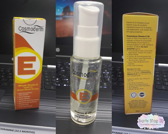 Minyak Vitamin E Cosmoderm Hilangkan Parut Kayap