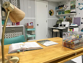 Craft room and workspace makeover for the One Room Challenge