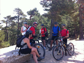 Ruta en bici de Cercedilla a Segovia, junio 2012