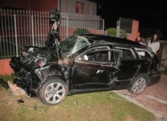 carro do Fernando Ribas Carli Ex-Deputado no acidente que matou dois jovens rapazes