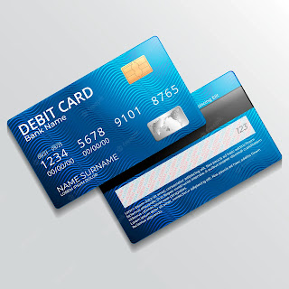 Debit Card with magnetic strip