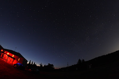 twilight sky from Carr Observatory