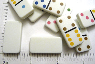 The Enchanted Gallery: Miniature Domino Game Tiles and Drilling ...