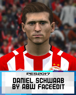 PES 2017 Faces Daniel Schwaab by ABW_FaceEdit