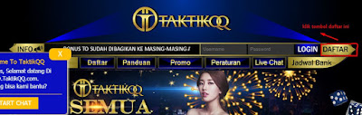 taktikqq poker dan domino online terpercaya