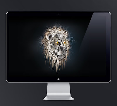 mac wallpaper lion. wallpaper desktop lion