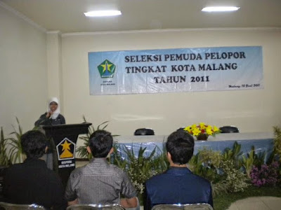 FORMULIR ISIAN  CALON PEMUDA PELOPOR JAWA TIMUR 2011  BIDANG PENDIDIKAN