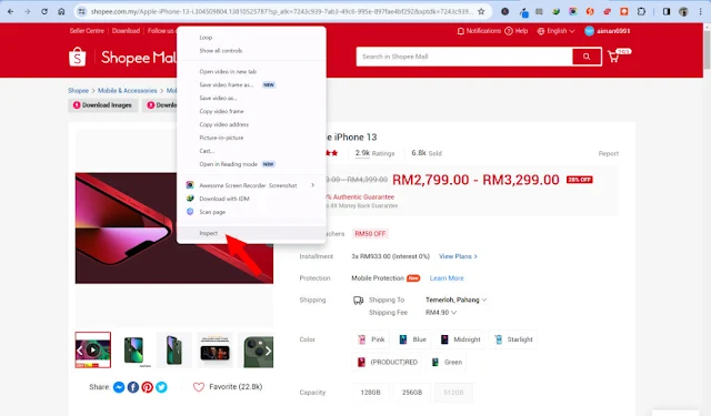 cara download video shopee guna komputer