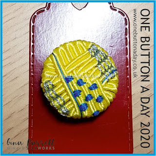 One Button a Day 2020 by Gina Barrett - Day 15 : Motley