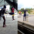 Niger Delta University Student Forced to Dance for Hours after he was Caught Stealing {Video}