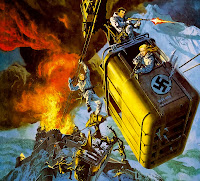 Poster for "Where Eagles Dare" with Richard Burton and Clint Eastwood