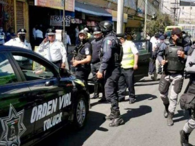 Se desata balacera en la terminal de Toluca y deja dos policías lesionados