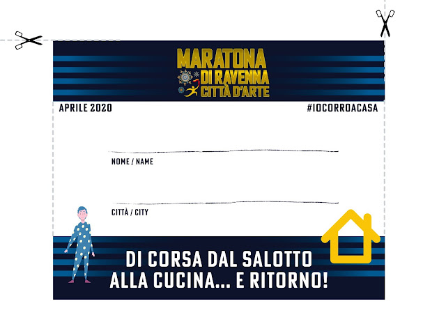 #IOCORROACASA, IL CONTEST DELLA MARATONA DI RAVENNA