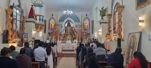 Gestern Abend Konfirmationen in der Pfarrei San Pedro de Macha – Bolivien