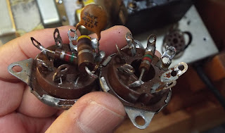 Heat stress damaged pins of sockets