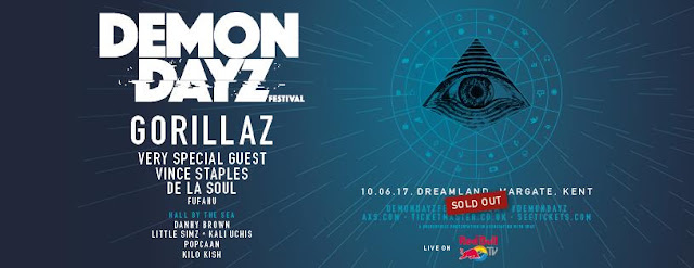 Demon Dayz, festival, Gorillaz, Dreamland, cartel, Margate