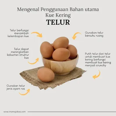 telur untuk kue kering