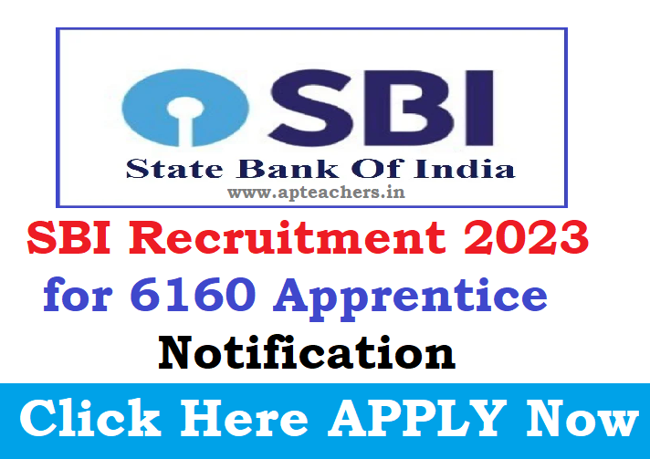 SBI Apprentice Recruitment 2023 for 6160 Vacancies Notification PDF Out Apply Now