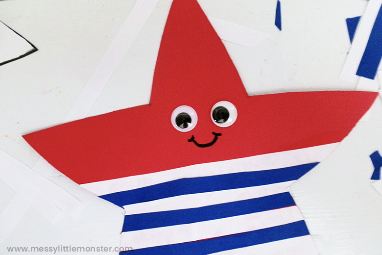 star people 4th of July craft