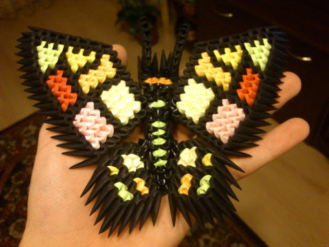 origami butterfly 3d