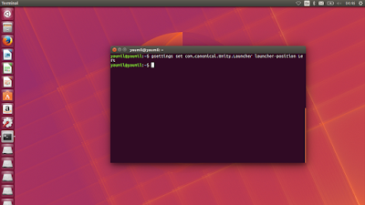 Cara Memindahkan Launcher Ubuntu ke Bawah Cara Memindahkan Launcher Ubuntu ke Bawah