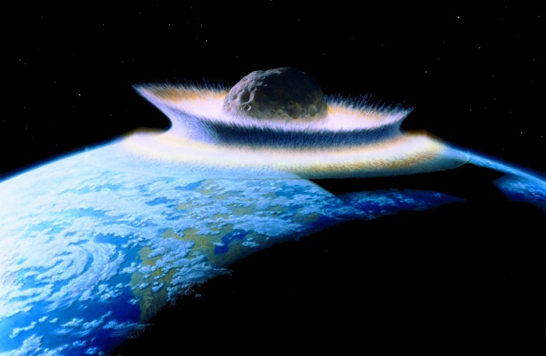 Asterodide impactando el planeta Tierra | Ximinia