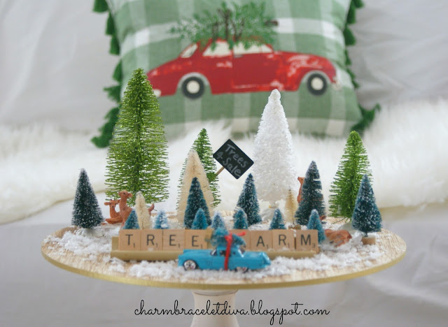 Vintage-inspired Mini Christmas Tree Farm